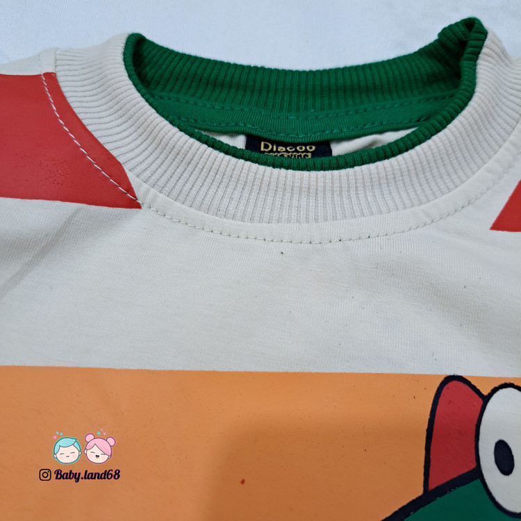 یقه گرد تیشرت بچگانه پنبه ای