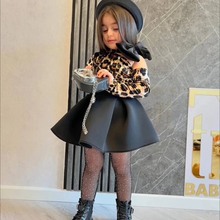 استایل شیک بلوز دامن مجلسی بچگانه دخترانه