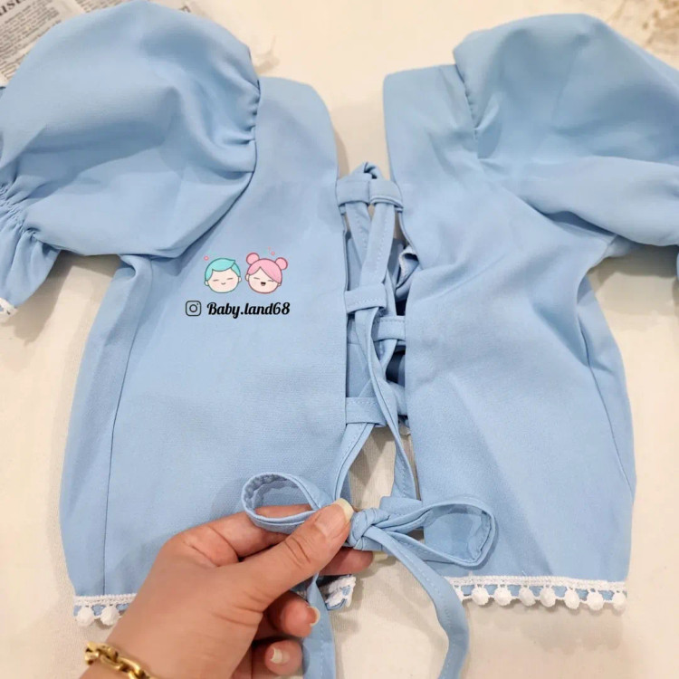 تاپ مجلسی آستین کوتاه مدل دار