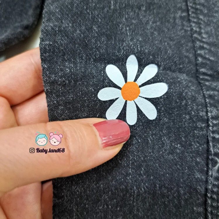 چاپ زول با کیفیت بابونه شلوار بوتکات دخترانه