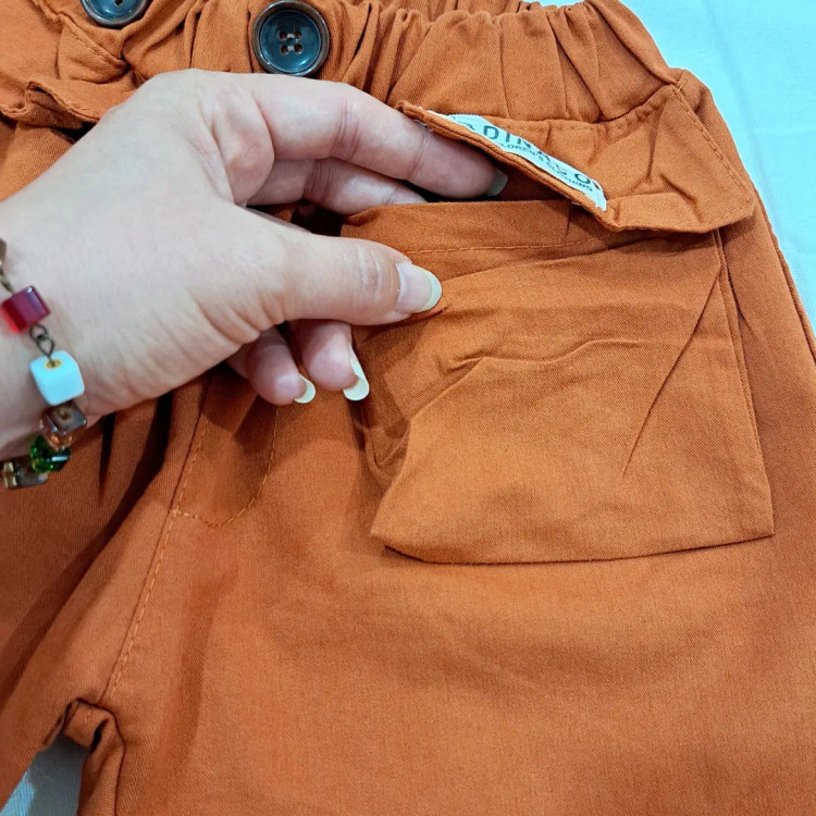 شلوارک کتان اسپرت بچگانه ۲ تا ۹ سال