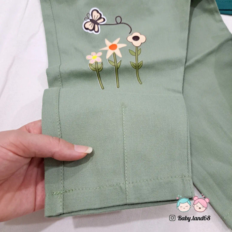 شلوار کتان دخترانه ۱ تا ۱۰ سال