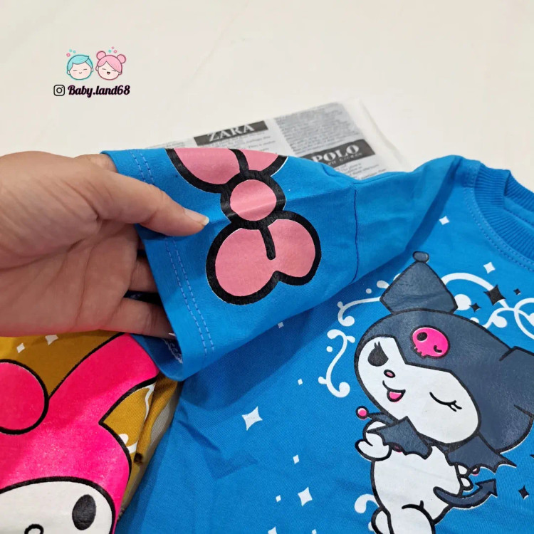 تیشرت آستین کوتاه کرومی دخترانه ۴ تا ۵ سال