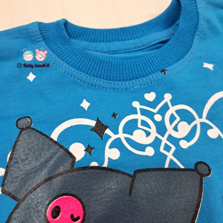 یقه تیشرت پنبهای دخترانه ۴ تا ۵ سال سایز ۴۵