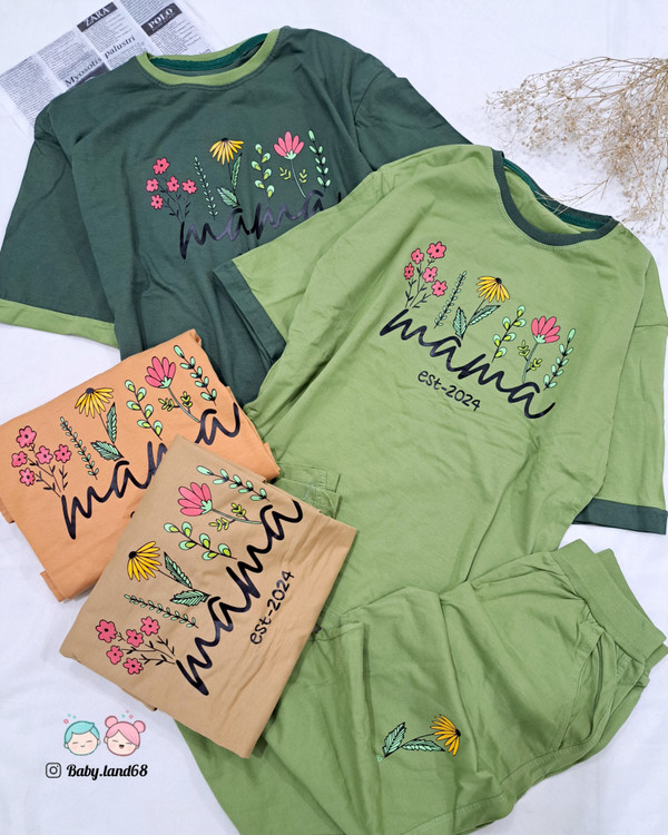 تیشرت و شلوار دخترانه جنس پنبه عالی /سایزبندی ۶۰ تا ۶۵ مناسب ۱۰ تا ۱۵ سال