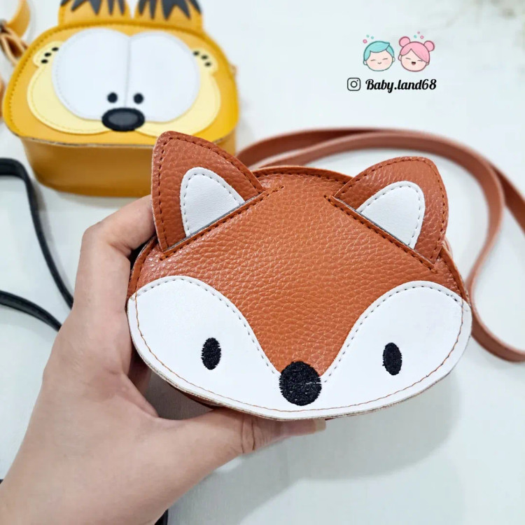 کیف فانتزی بچگانه طرح روباه جنس چرم مصنوعی