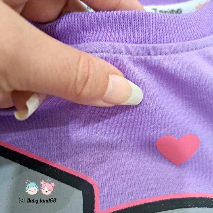 دور یقه بلوز کرومی بچگانه