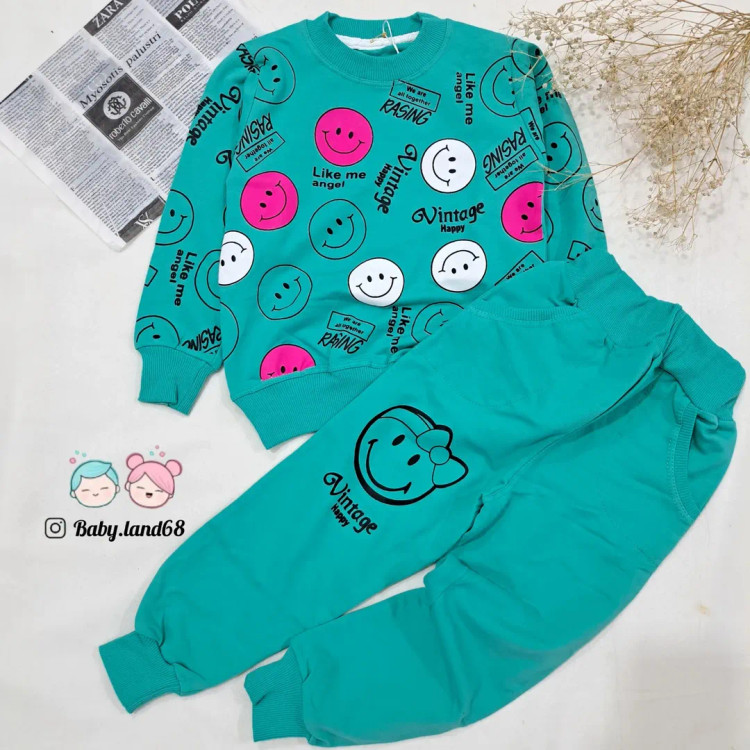 ست لباس دورس پاییزه بچگانه دخترانه سایز ۴۰ تا ۵۵