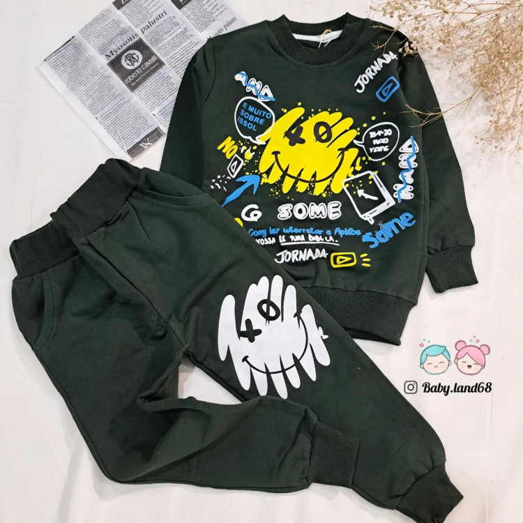 ست بلوز شلوار بچگانه ۲ تا ۹ سال جنس دورس پنبه