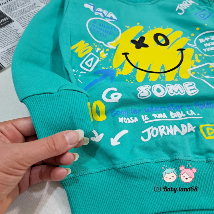 بلوز دورس آستین بلند پایین کشبافت بچه گانه