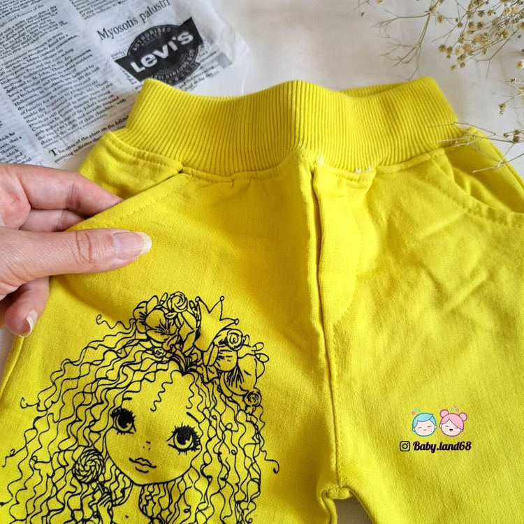 شلوار بچگانه جیبدار مو فرفری سایز ۳۵ تا ۴۵