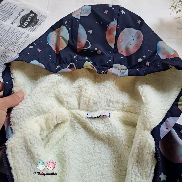 کاپشن بچگانه ۳ تا ۵ سال داخل پشم گرم و نرم