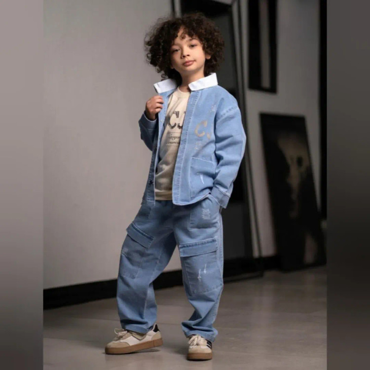 تنخور شیک کت و شلوار بچگانه پسرانه ۴ تا ۱۰ سال