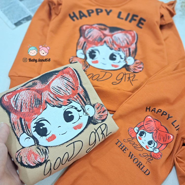 طرح بامزه و کیوت روی بلوز دورس دخترانه ۲ تا ۹ سال