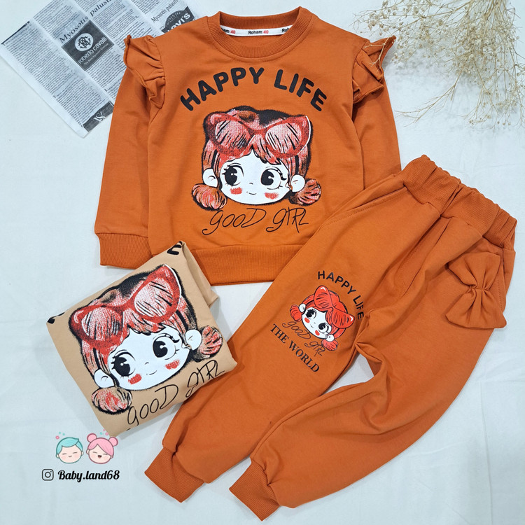 ست بلوز شلوار بچگانه دخترانه ۲ تا ۹ سال سایز ۴۰ تا ۵۵