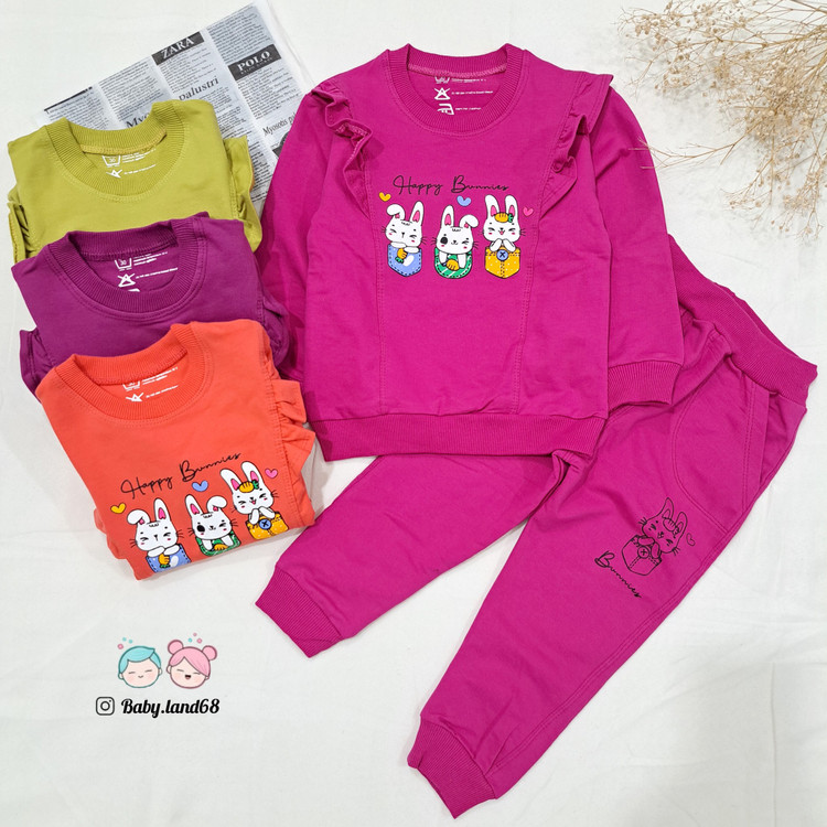 ست بلوز و شلوار دورس پنبه بچگانه دخترانه سایز ۴۰ تا ۵۵