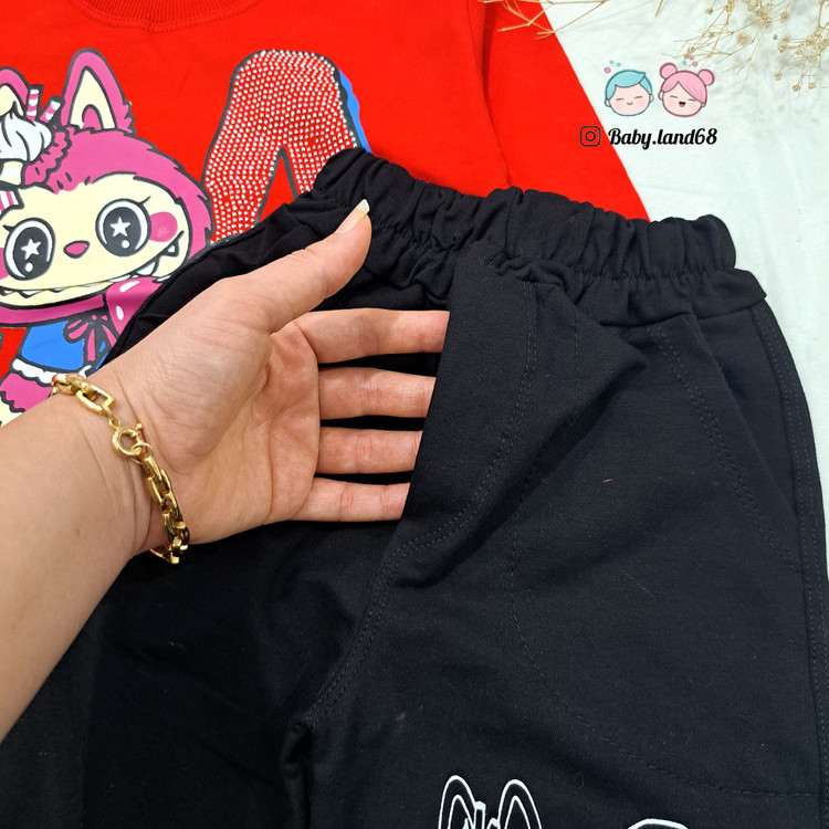 فاق شلوار بگ دورس پنبه دخترانه ۲ تا ۵ سال