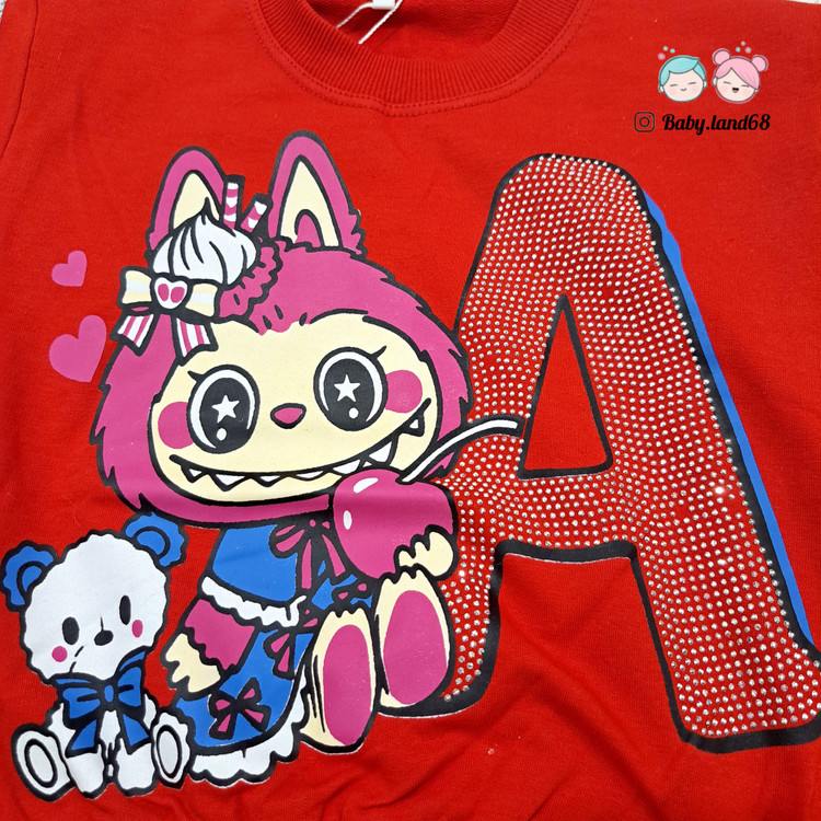 چاپ زول با کیفیت لبوبو روی بلوز دورس بچگانه دخترانه