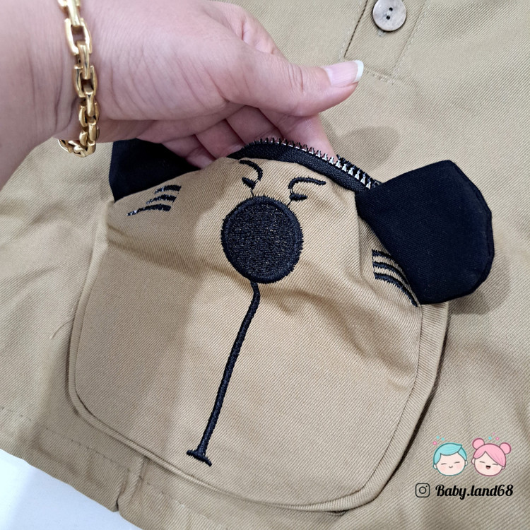 کیف فانتزی روی لباس بچگانه برای وسایل مورد نیاز بچه ها