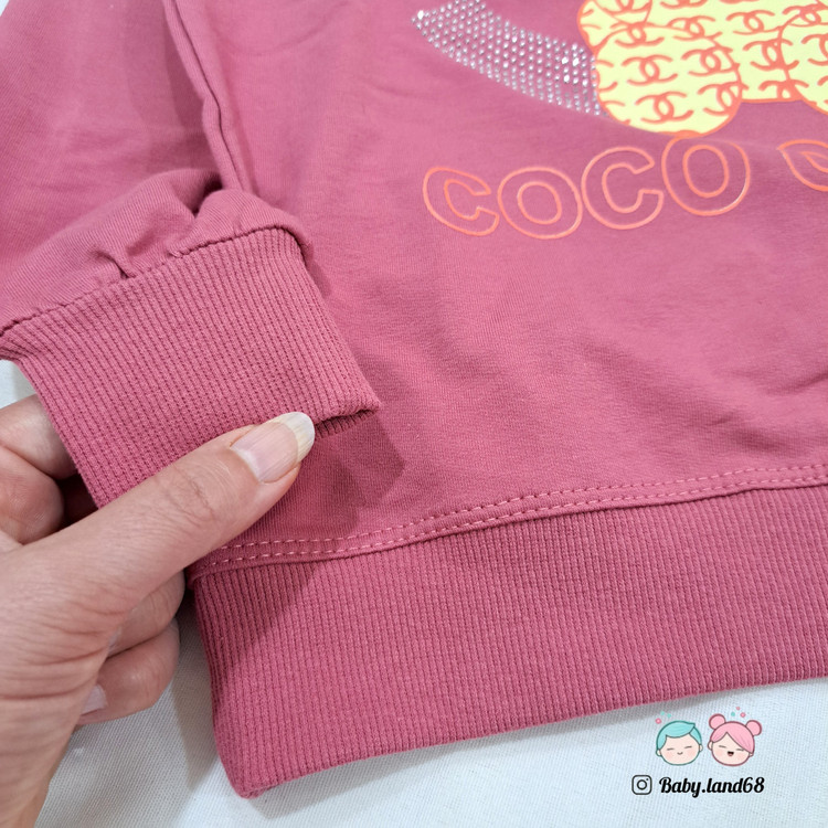 کش بافت آستین بلوز دورس پنبه بچگانه دخترانه ۷ تا ۱۰ سال