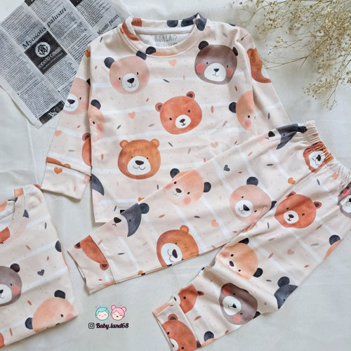 ست بلوز و شلوار بچگانه راحتی جنس نخ پنبه نرم و لطیف بدون آبرفت و رنگ دهی مناسب ۵ تا ۸ سال