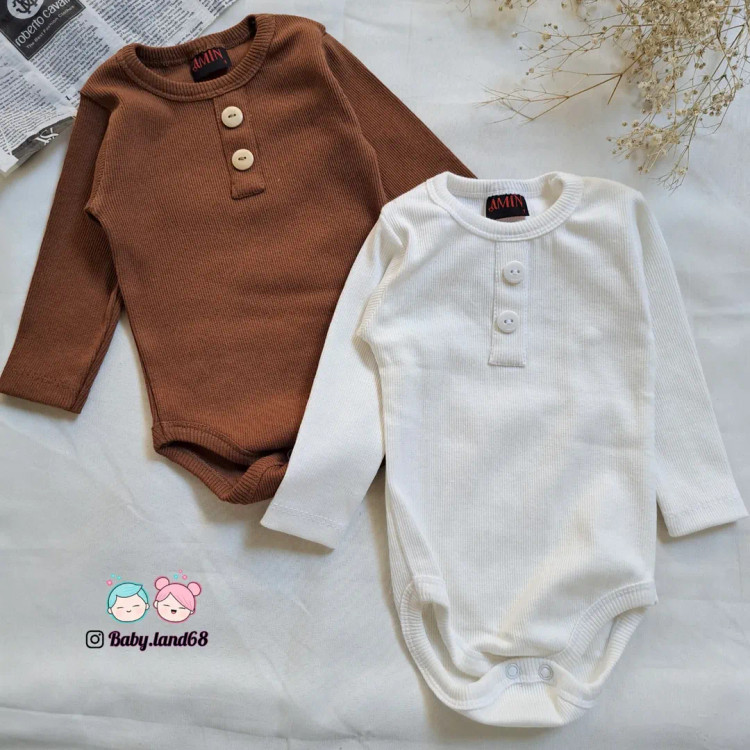 بادی بچگانه اسپرت سایز ۲ ماه تا ۲ سال جنس کبریتی