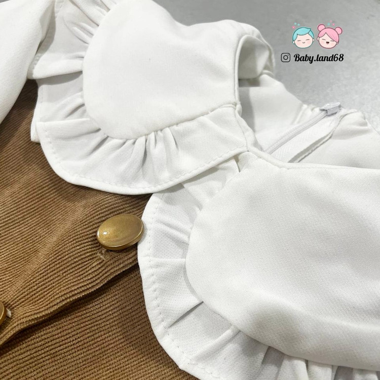 یقه شومیز دخترانه سایز ۴۰ و ۴۵ مناسب ۲ تا ۵ سال