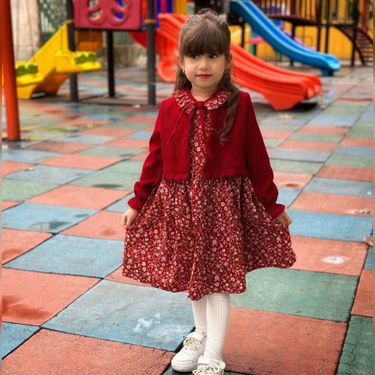 تنخور شیک کت و سارافون یلدایی دخترانه سایز ۲ تا ۸ الی ۱۰ سال