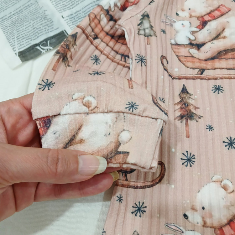 آستین بلوز راحتی و خانگی بچگانه ۲ تا ۹ سال ریلی