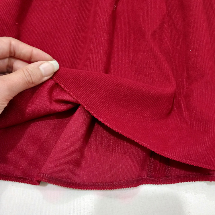 دوخت تمیز و با کیفیت پیراهن یلدایی بچگانه ۲ تا ۱۰ سال جنس مخمل کبریتی