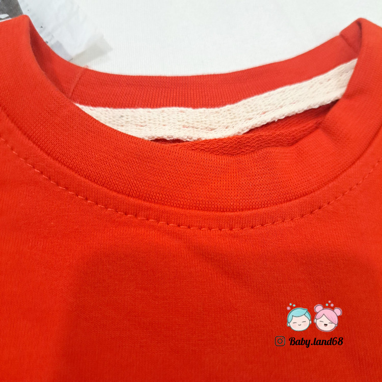 دوخت تمیز و با کیفیت دور یقه بلوز دورس پنبه بچگانه ۱ تا ۵ سال