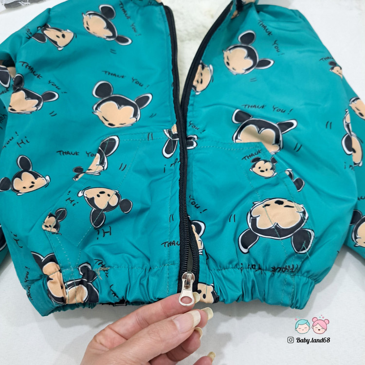 زیپ کاپشن بچه گانه پسرانه و دخترانه ۴ تا ۱۱ سال