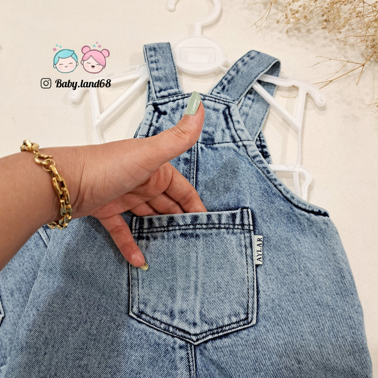 جیب پشت بیلر جین بچگانه اسپرت ۶ ماه تا ۳ سال