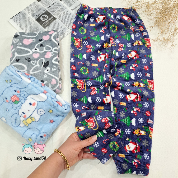 شلوار حوله ای وارداتی بچگانه سایز ۶۰ تا ۹۰ مناسب ۳ تا ۱۱ سال گرم و نرم مناسب فصل سرما