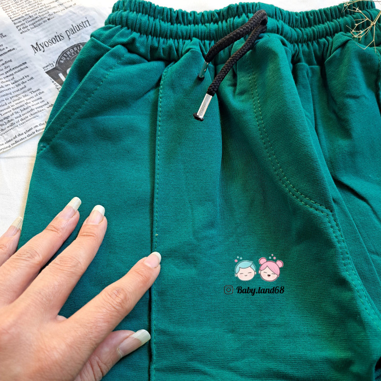 شلوار رگه دوزی شده بچگانه دورس پنبه مناسب سن ۷ تا ۱۰ سال