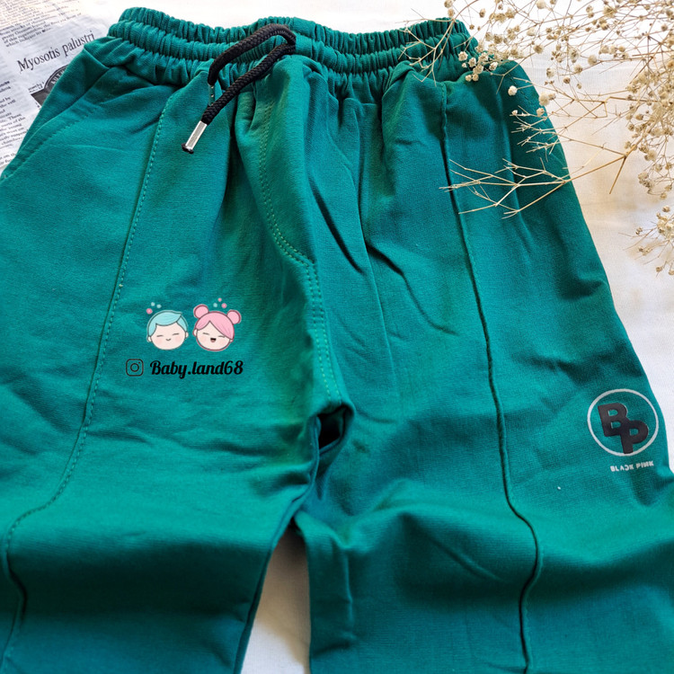 شلوار جاگر دمپاکش مینیمال بچگانه رگه دوزی شده مناسب ۷ تا ۱۰ سال