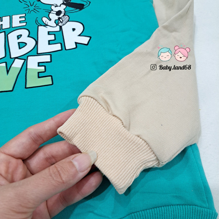 دوخت تمیز و با کیفیت کشبافت دور مچ بلوز بچگانه پسرانه سایز ۴۵ تا ۵۵ مناسب ۴ تا ۹ سال