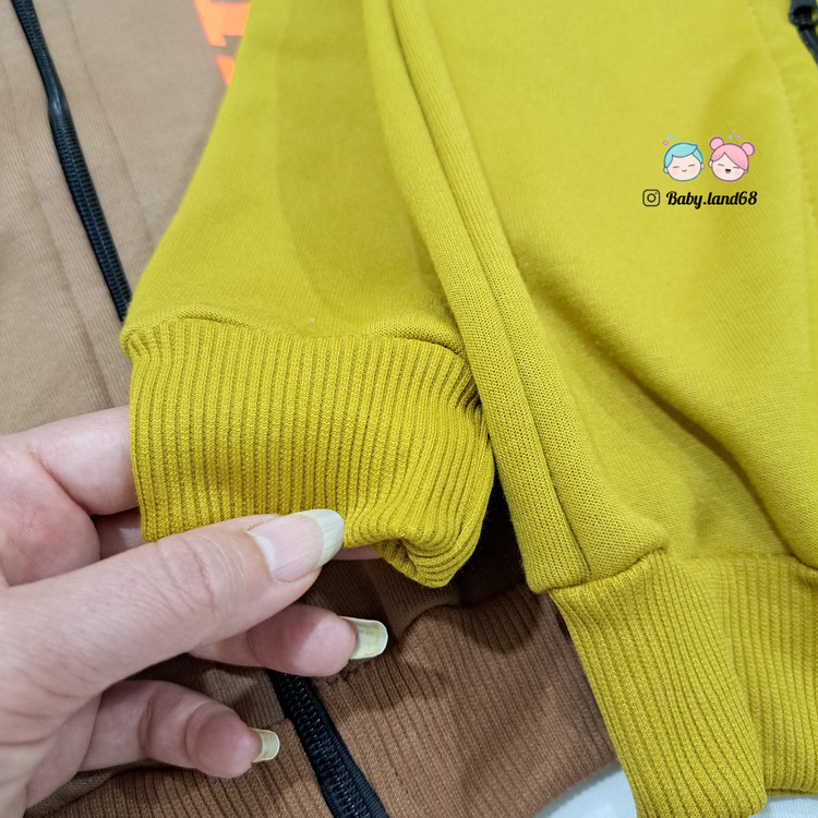 سر آستین سویشرت کلاه دار بچه گانه پسرانه سایز ۴۰ تا ۵۵ مناسب ۲ تا ۸ سال