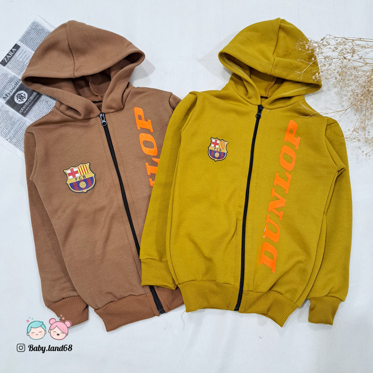 سویشرت تک کلاه دار بچگانه پسرانه سایز ۴۰ تا ۵۵ مناسب ۲ تا ۸ سال داخل کُرکی گرم و نرم مناسب فصل سرد