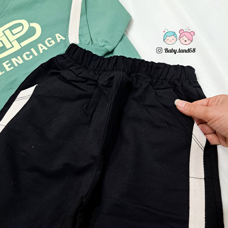 جیب شلوار نوار دوزی بگ پسرانه سایز ۵۰ و ۵۵