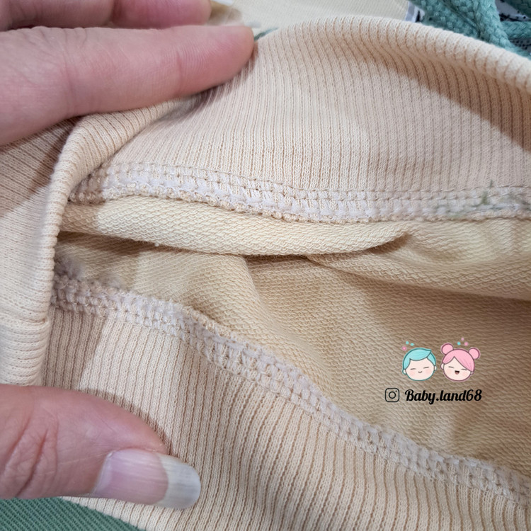 دوخت تمیز و با کیفیت داخل بلوز دورس پنبه بچگانه