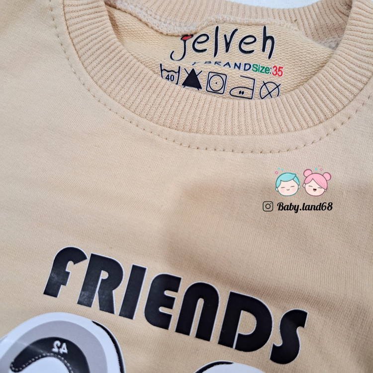 دوخت تمیز دور یقه بلوز دورس پنبه بچگانه پسرانه سایز ۳۵ تا ۵۵