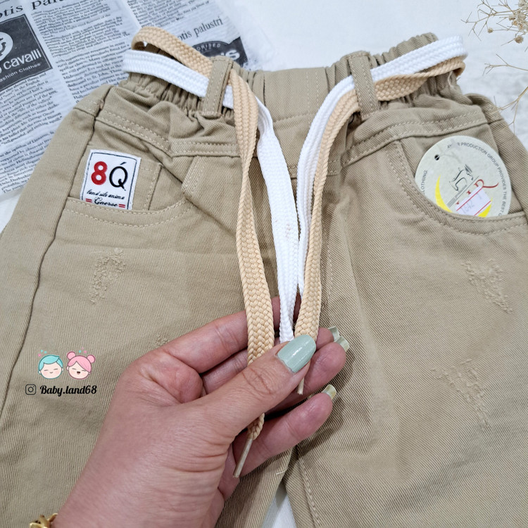 کمربند شلوار کتان بچگانه ۶ ماه تا ۴ سال