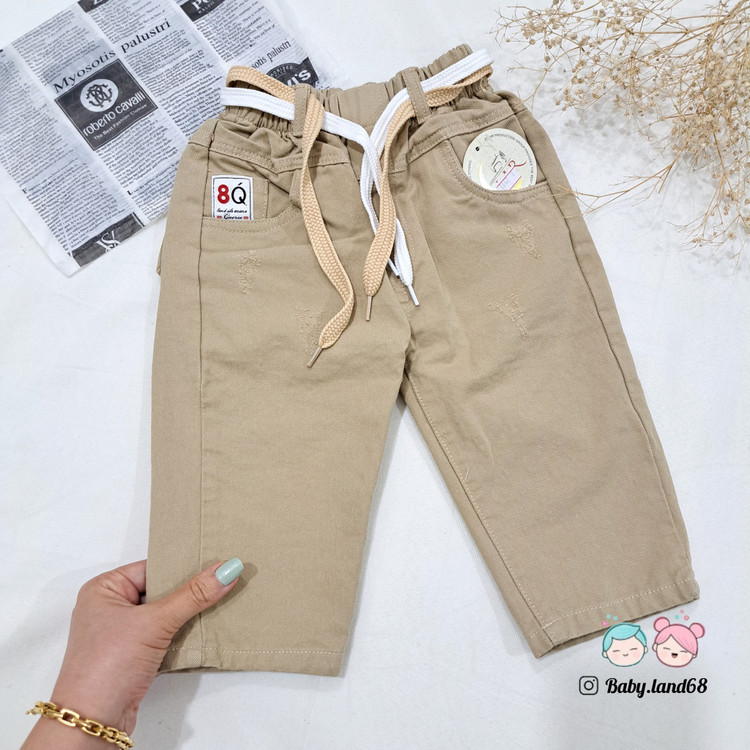 شلوار تک بیرونی بچگانه اسپرت مناسب پسر و دختر سایز ۱ تا ۶ مناسب ۶ ماه تا ۴ سال جنس کتان برند آیلار