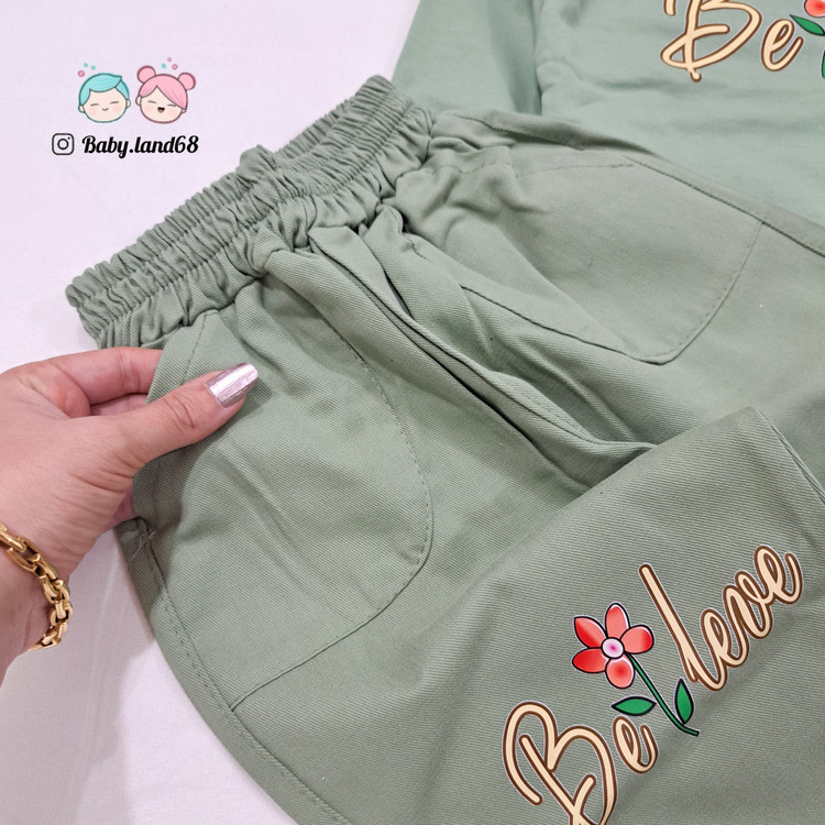 جیب شلوار کتان دخترانه ۲ تا ۱۰ سال سایز ۴۰ تا ۶۰