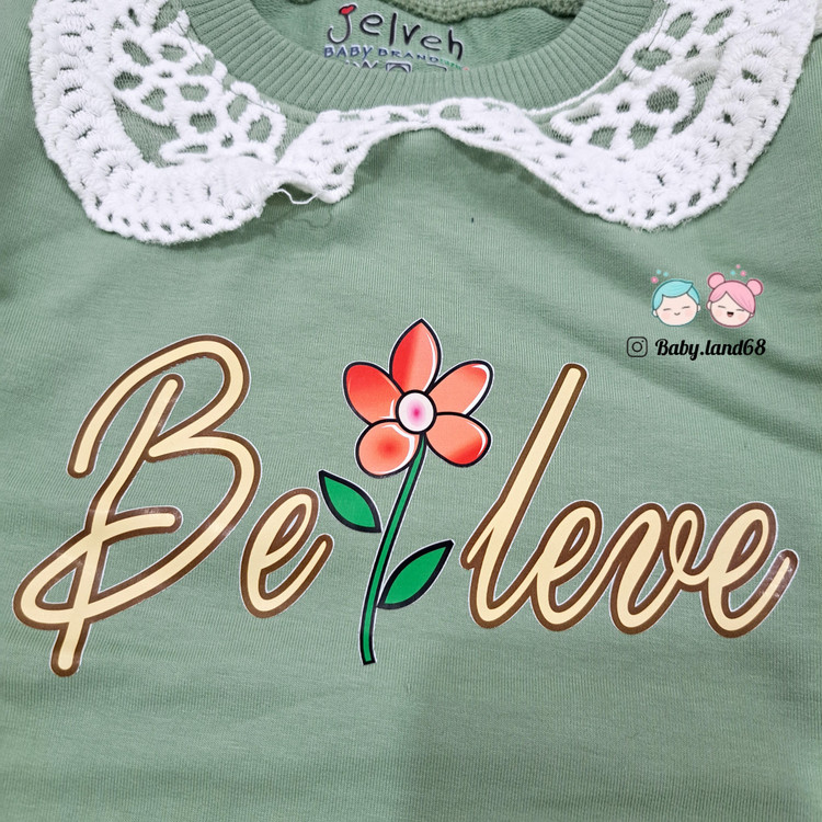 چاپ با کیفیت زول روی بلوز دورس دخترانه ۲ تا ۱۰ سال بدون پوسته و ترک شدن