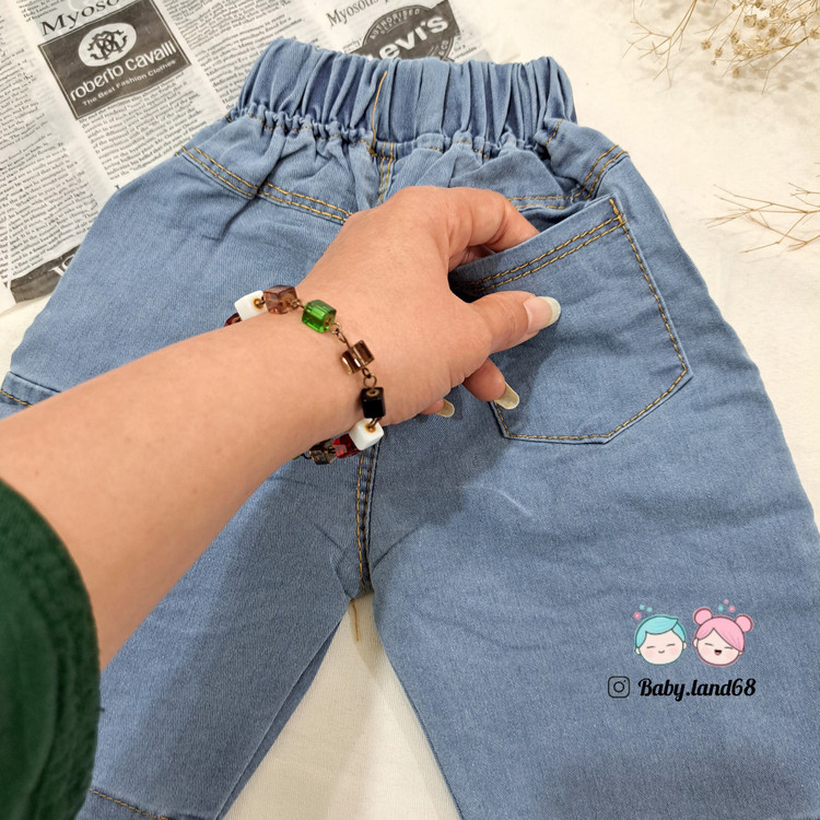 جیب پشت شلوارک لی پسرانه ۴ تا ۹ سال سایز ۴۵تا ۵۵