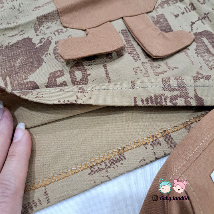 دوخت تمیز داخل تیشرت بچگانه اسپرت ۱ تا ۵ سال سایز ۳۵تا ۴۵