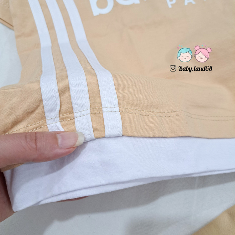 دوخت تمیز تیشرت جنس پنبه اسپرت نوجوان ۱۰ تا ۱۵ سال نوار دوزی شده