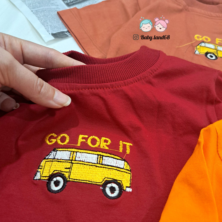 دوخت تمیز دور یقه تیشرت تک پسرانه ۲ تا ۱۳ سال سایز ۴۰ تا ۶۵